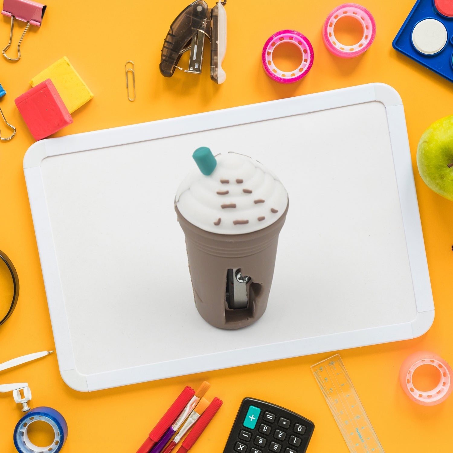 2In1 3D Cute Coffee Or Ice cream Shape sharpner Like Rotary Manual Pencil Sharpener for Kids Ice Cream Style Office School Supplies, Back to School Gift for Students,Kids Educational Stationary kit, B'Day Return Gift (1 Pc) 2In1 3D Cute Coffee Or Ice cream Shape sharpner Like Rotary Manual Pencil Sharpener for Kids Ice Cream Style Office School Supplies, Back to School Gift for Students,Kids Educational Stationary kit, B'Day Return Gift (1 Pc)